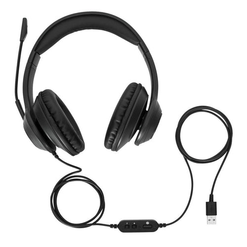 Targus AEH102GL headphones/headset Wired Head-band Calls/Music USB Type-A Black Targus AEH102GL headphones/headset Wired Head-band Calls/Music USB Type-A Black